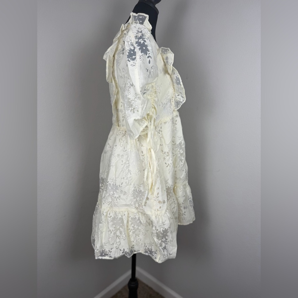 Storia Textured Baby Doll Mini Dress - Picture 16 of 17